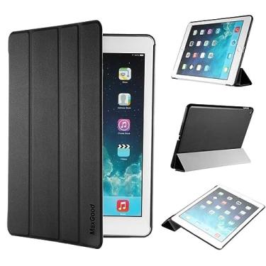 Imagem de Capa Smart Case Compatível Ipad Air2 9.7'' 2014 A1566 A1567 -Preto, Leve, PU de qualidade,Anti-impressões digitais,Resistente a arranhões