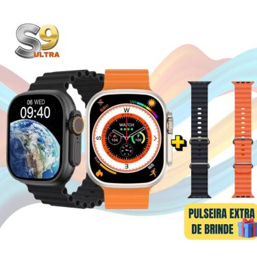 Relógio inteligente com função de telefone, fazer/atender chamadas com  controle de voz AI, smartwatch com 28 modos esportivos, pedômetro, oxigênio  no