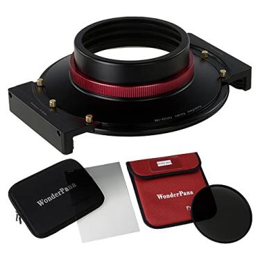 Imagem de Kit WonderPana FreeArc XL Essential ND16 0.6SE – Suporte de filtro central, tampa de lente, suportes WP80, 0,6 Soft Edge Grad ND e filtros ND16 de 186 mm para lente Canon EF 11-24mm f/4L USM (armação