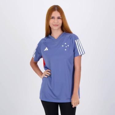 Imagem de Camisa Adidas Cruzeiro Treino Atleta 2024 Feminina