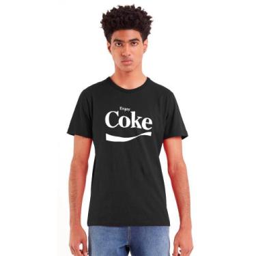 Imagem de Camiseta Coca Cola Logo Classic In23 Preto Masculino