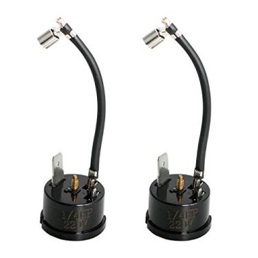 Imagem de Aopin Protetor térmico de sobrecarga para geladeira, 1/4 HP (180 W), protetor de sobrecarga, freezer portátil, refrigerador de bebidas, vinho e cerveja, 2 peças