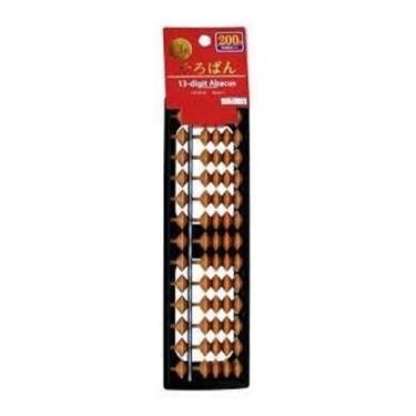 Imagem de Ábaco japonês soroban 13 linhas daiso - 13-digit abacus