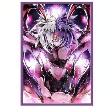 Imagem de Volcanic Island 50ct 63x90mm Holographic Top Loading Trading Card Sleeves for YuGiOh/Japanese Art Anime Printing Card Sleeves Protectors (Yubel)