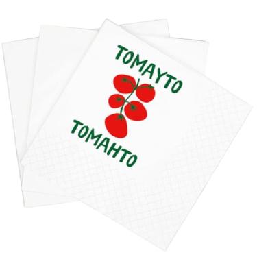 Imagem de SharkBliss Guardanapos de coquetel com citações sarcásticas engraçadas, pacote com 100 citações Tomayto Tomahto, descartáveis, bebidas, bar, papel, festa, coquetel, guardanapo para jantar, churrasco,
