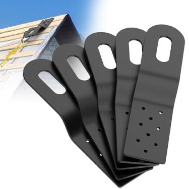 Imagem de Gadgetzan Âncora de segurança de telhado, âncora de telhado permanente para proteção contra quedas conecta-se a superfícies de madeira, uso de âncora de telhado de metal com arnês de telhado, cordas