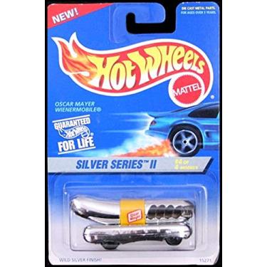 Imagem de Hot Wheels 1996 1:64 Scale Silver Series II Chrome Oscar Mayer Wienermobile Die Cast Car 4/4