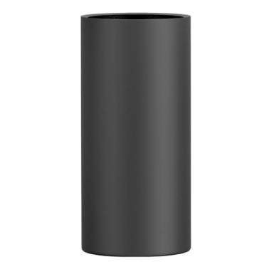 Imagem de Vaso Fibra De Vidro 90cm Tipo Vitnamita Vitrificado Grande (Preto Fosco)