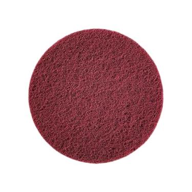 Imagem de Bothyi Flocagem Scuff Pads Esfregando Pads 4 polegadas Use úmido e seco para móveis Limpeza automotiva Polimento Pad Placa Ferramenta de limpeza, Vermelho