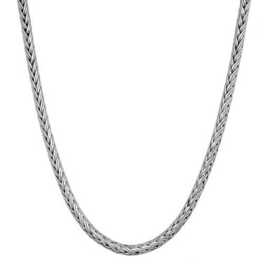 Imagem de Conjunto Corrente E Pulseira Grossa 6mm Bali Prata 925 - DR Joias