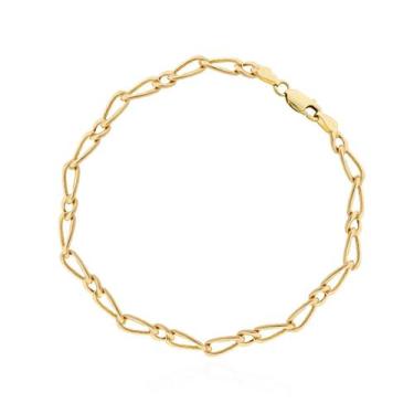 Imagem de Pulseira Masculina Ouro 18k Grumet 1x1 - PRADO JÓIAS