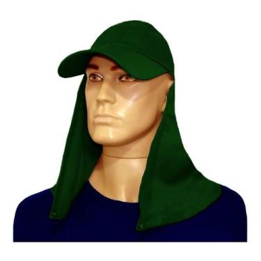 Imagem de Boné Australiano Pescador Com Capuz - Preto - Garcia, Verde escuro