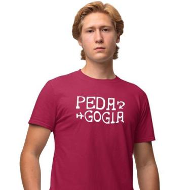 Imagem de Camisa Camiseta Masculina Estampada Pedagogia 100% Algodão Fio 30.1 Pe