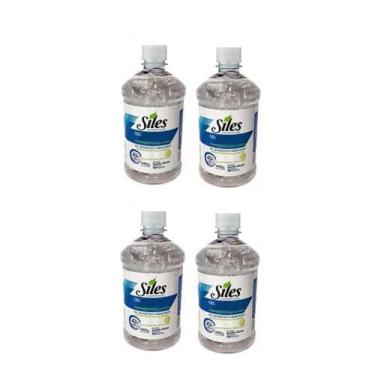 Imagem de Gel Fixador Forte Siles Barbeiro Kit Atacado 4 Unid. De 1kg
