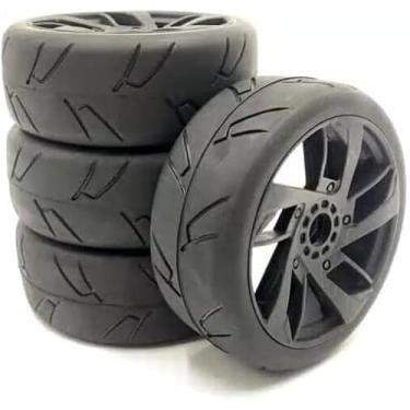 Imagem de KT663018B 1/8 1/7 Scale KM FSR GT C 3 Rally On/Off Road Drift Brushless Buggy rc Cars Wheels and Rally Rubber Tires 4pcs no glued hex 17mm for VRX HSP Redcat FS FTX Cen ZD Racing EX07 GT Model