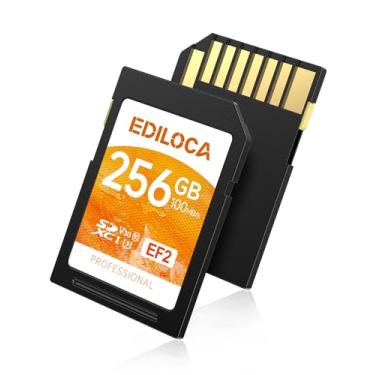 Imagem de Cartão SD EF2_256GB UHS-I SDXC UHS-I Armazenamento rápido, velocidade de leitura 100 MB/s, velocidade de gravação 90 MB/s, C10, U3, V30, vídeo Full-HD e 4K, cartão SD, essencial para fotógrafos