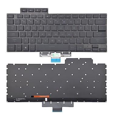 Imagem de SUNMALL Teclado de substituição compatível com Asus ROG Zephyrus G15 2021 G15 GA503 GA503Q GA503QR GA503QS com layout retroiluminado dos EUA - Preto