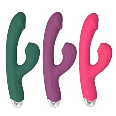 Imagem de Vibrador de Ponto G com Estimulador Sugador de Clitoris USB
