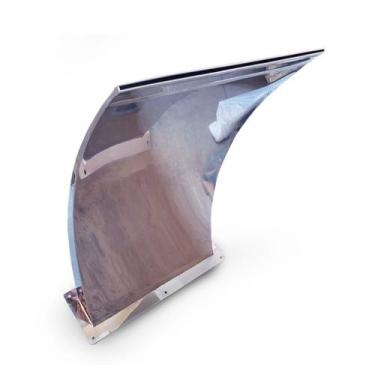 Imagem de Cascata Piscina Wave Wall 50 X 50 Cm Polido Espelhado - UNIVERSAL INOX