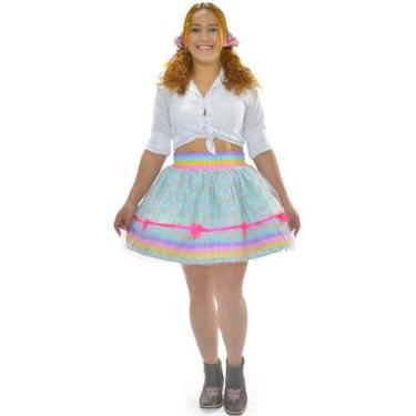 Imagem de Saia Junina Adulta Quadrilha Festa Caipira - Várias Cores - Moderna Me