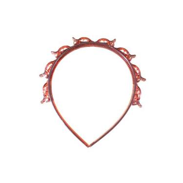 Imagem de Arco Tiara c/ Presilhas Hair Twister Marrom Acessório - OEM