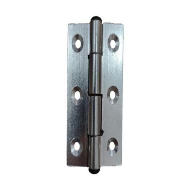 Imagem de Dobradica 64x40 brilhante porta janela abrigo tela kit 3 pcs - VCB