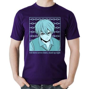 Imagem de Camiseta Algodão Fall Down Seven Times, Stand Up Eight - Foca na Moda,