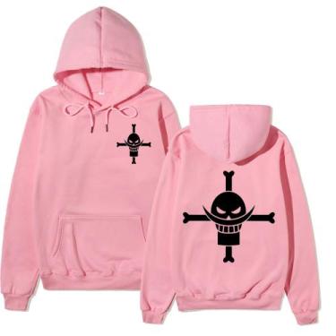 Imagem de Blusa Moletom Canguru One Piece Anime Barba Branca Unissex - Macoli Ou