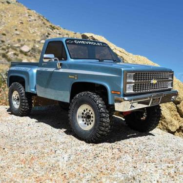 Imagem de Automodelo Axial Chevy 82 K10 Off Road 4wd Escala 1/10, Azul