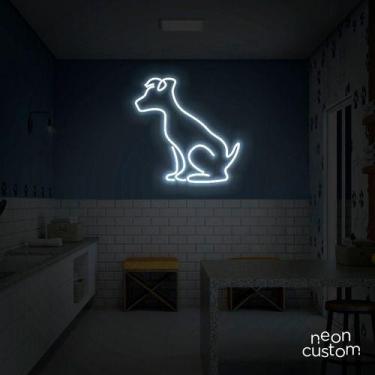 Imagem de luminaria letreiro Neon Led Dog Sentado 02 100x100 luminoso decoração 