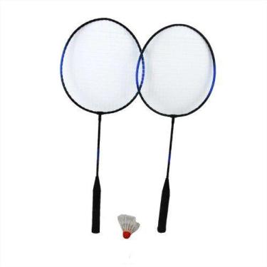 Imagem de Par Raquetes Badminton com Peteca - Loja Good Shoop