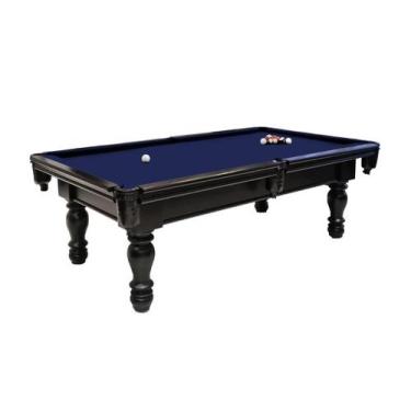 Imagem de Mesa de Sinuca/Bilhar Alto padrão - 2,52x1,40 - Nelson Bilhares, Azul 