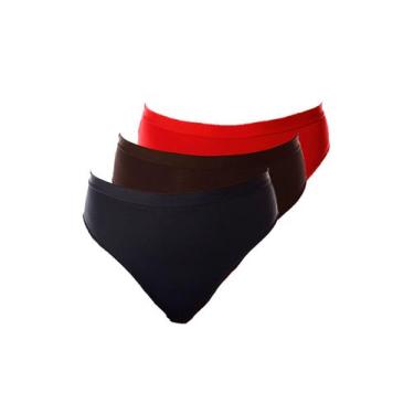 Imagem de Kit com 3 Calcinhas Demillus 26826 Colorido