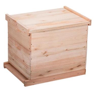 Imagem de Caixa Colmeia Abelha Europeia Africana Apis Completa - Apiario Melipon