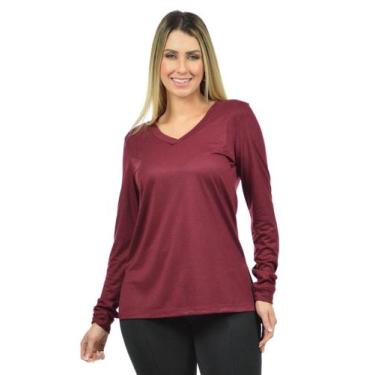 Imagem de Blusa Manga Longa Mullet Fenomenal, Bordô, GG
