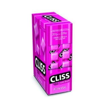 Imagem de Kit 2 caixa chiclete cliss tutti frutti 12 cartela florestal