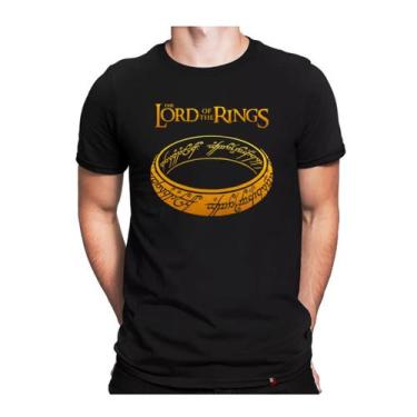 Imagem de Camiseta Senhor Dos Anéis Estampa Dourada Hobbits - KING OF GEEK, G, P