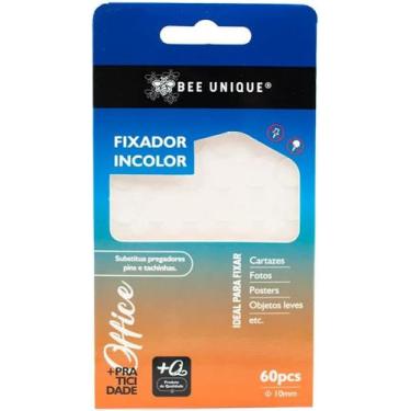 Imagem de Fixador Incolor Dupla Face 10 mm Bee Unique - DF-PI0001