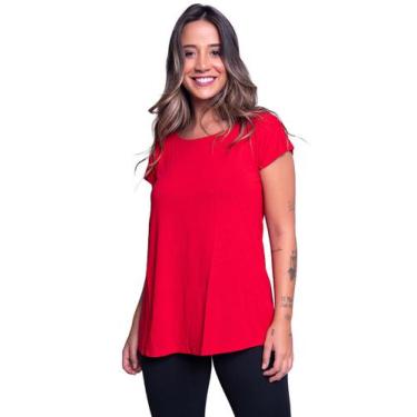 Imagem de Blusa Fitness Vekyo Modas Feminina Manga Curta Roupa de Academia Respi