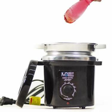 Imagem de Aquecedor Cera Matic Junior MegaBell c/ Refil 400g Preto - Mega Bell