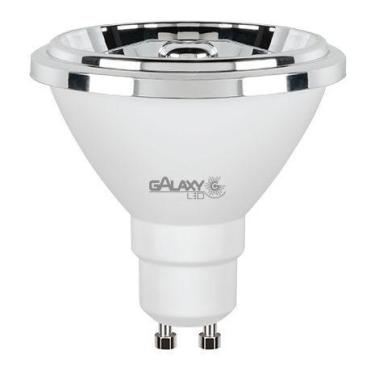 Imagem de Lampada led ar70 4,8w 24 graus branco quente 2700k biv gu10 galaxy