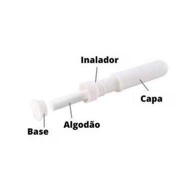 Imagem de Inalador Nasal Com Refil Cheiro De Nariz Aromaterapia Kit 10 - Inhalle