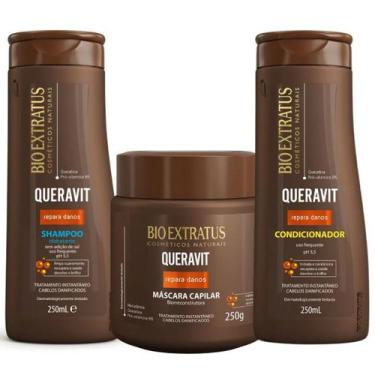 Imagem de Shampoo Cond Máscara Bio Extratus Queravit Biorreconstrução