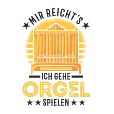 Imagem de Orgel Notizbuch: Mir Reicht's Ich Gehe Orgel Spielen Organist / 6X9 Zoll / 120 Karierte Seiten Seiten