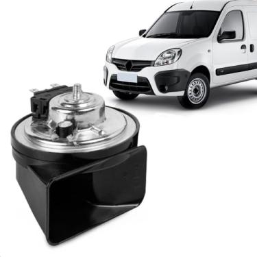 Imagem de Buzina Automotiva Fiamm Kangoo 2008 A 2018 Am80Sx L Conector Jpt Grave 12V Caracol 2 Terminais
