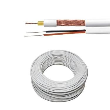 Imagem de Cabo Para Camera Com 2 Vias Alimentacao 6,64 1MT - Eletronica Castro