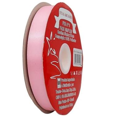 Imagem de Fita de Cetim Trader 15mm N3 com 50 Metros, COR 002 ROSA CLARO, 50 MET