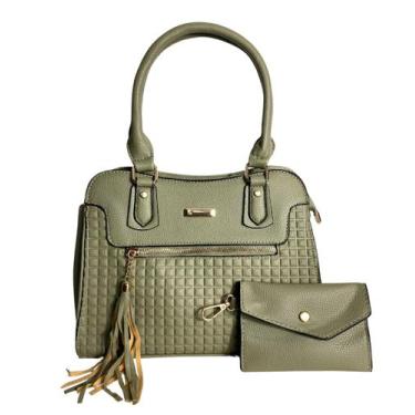 Imagem de Bolsa Feminina Média Preta TRansversal Ombro Couro Social!!! - Outra, 