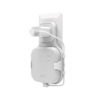 Imagem de Novo suporte de parede de tomada para módulo Blink Sync XR, suporte de módulo de sincronização XR para câmera interna Blink, cabo curto economiza espaço, suporte para sistema de segurança Blink