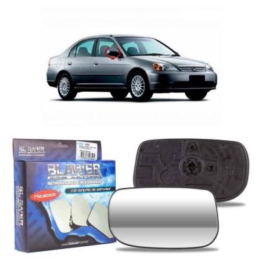 Imagem de Lente Retrovisor Com Base Honda Civic 02-05 Lado Direito